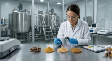 Comparing Compound Hing samples for commercial food production
